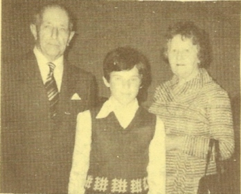 Recently Mr. and Mrs. William B. Cartwright of King’s Norton. Birmingham, celebrated their golden wedding and received the congratulations of their many friends in the Exercise. Bill is very proud of his latest ringing pupil and insisted that David Pipe (son of Roderick and Gillian) be in the photograph taken at Penzance