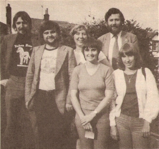 Roy LeMarechal, John Colliss, Pauline Chapman, Alison Surry, Barry Fry, Ann Bennett