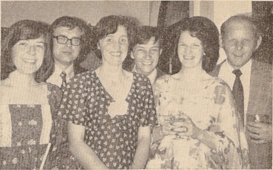 Janet and David House, Heather and Chris Kippin, Margaret and Michael Thomas