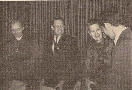 The Lord Bishop, Roger Savory, Mrs. Taylor, Charles Kippin