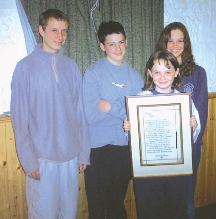 Stephen Thompson, Neil Saunders, Katie and Rosemary Hill