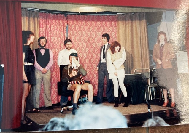 Actors on stage